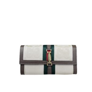 Gucci Jackie 1961 Chain Wallet Beige and Brown 19Cm 652681 HUHHG 8565