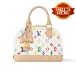 Prestige Edition – Louis Vuitton x Takashi Murakami Alma BB Bag White 23Cm M13078