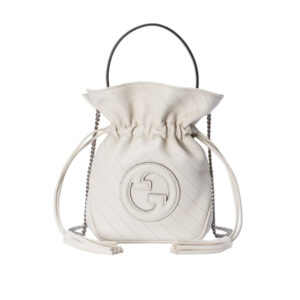 Gucci Blondie Mini Bucket Bag White 19Cm 760313 AACP7 9022