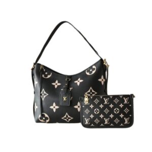 Louis Vuitton Carryall PM Bicolor Monogram Empreinte Black 29Cm