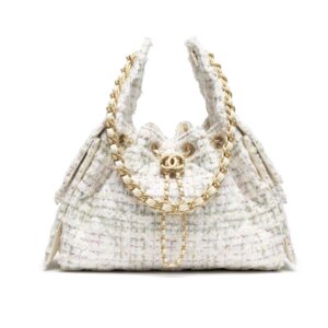 Chanel 25 Small Handbag Tweed And Gold Tone Metal 25Cm AS5293 B21178 NR774