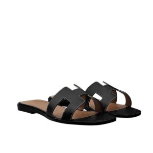 Hermes Oran Sandal Black H021056Z 01