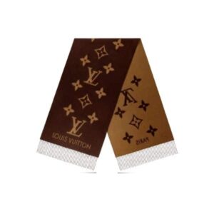 Louis Vuitton Reykjavik Scarf Dark Brown M78125