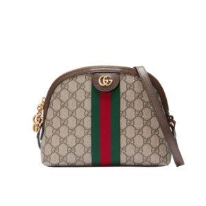 Gucci Ophidia Small Shoulder GG Supreme Beige Ebony 23Cm 499621 K05NG 8745